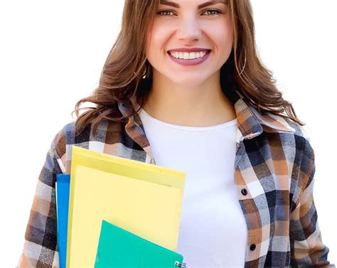 Girl Student Smiling Transparent Image Veepic