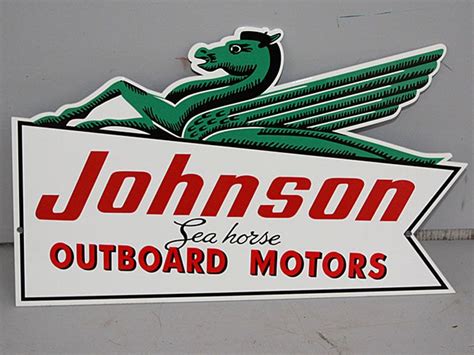Vintage Johnson Outboards Outboard Boats Boat Signs Outboard