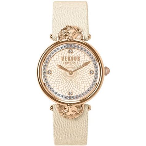 Versace Versus Versace Ladies Victoria Harbour Leather Watch Watches