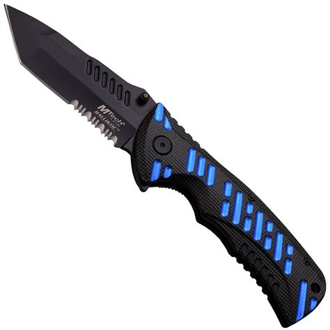 Mtech Usa A946 Half Serrated Tanto Blade Folding Knife Camouflageca