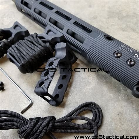 M Lok Tactical Foregrip Fore Grip Black Paracord Included For Mlok