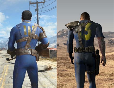 Fallout 4 Vs Fallout 1 Designs Fallout Cosplay Fallout Art Vault