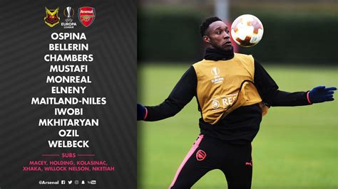 Read: Official Arsenal Lineup Against Ostersunds Revealed - Arsenal True Fans