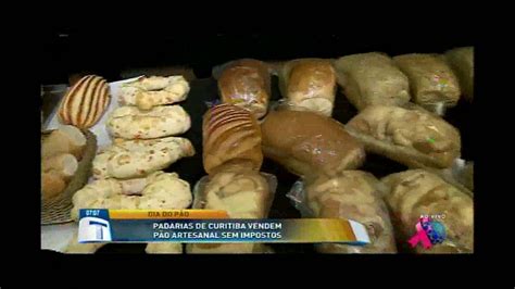 Padarias de Curitiba vendem pão artesanal sem impostos Tribuna da Massa Manhã YouTube