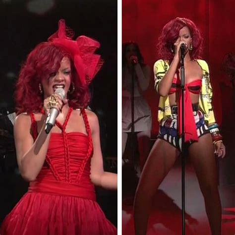Rihanna Performs Only Girl And What S My Name On Saturday Night Live