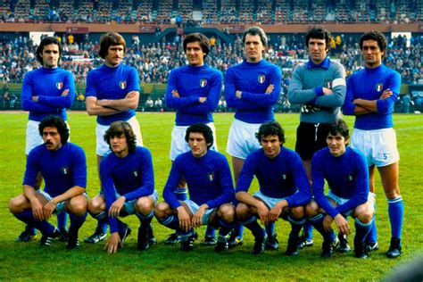 Football Fever Italy Start Up Line Against Brazil In World Cup 1978