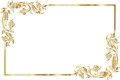Frame Border Gold Line Free Vector Graphic On Pixabay