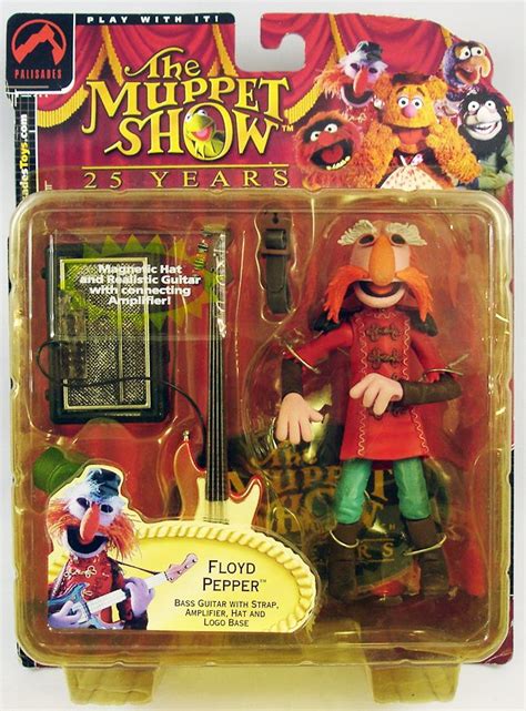 The Muppet Show Palisades Action Figure Floyd Pepper Red Jacket