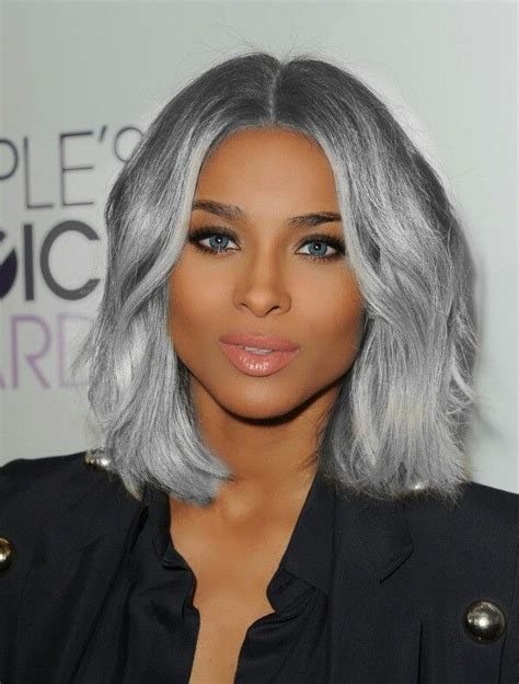 Pin By 33 6 On Cheveux Afro Silver White Hair Hair Color For Black
