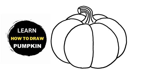 How To Draw A Pumpkin Easy Halloween Pumpkin Draw Pumpkin Outline