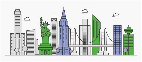 Images Of New York Skyline Cartoon