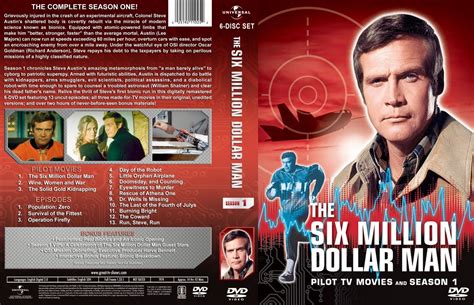 The Six Million Dollar Man 3 Pilot Tv Movies And Complete First Season