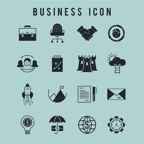 Free Vector Business Icon Set
