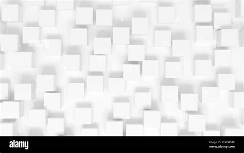 Abstract 3d White Geometric Background Stock Photo Alamy