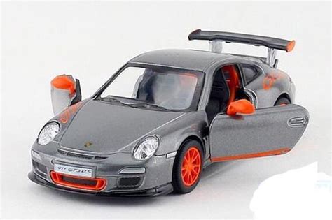 Kinsmart Porsche 911 Gt3 Rs Diecast Toy Gray White Red Black Bb01a578