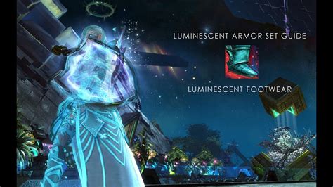 If you are struggling perhaps try looking up one of the guides to getting them. Luminescent Armor Set Guide - Footwear - YouTube