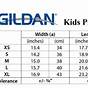 Gildan Youth Size Chart Xs