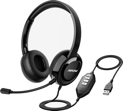 Mpow 【enc Technology Upgrade】 Pc Headset With Microphone Usb Headset3