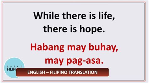 English to tagalog translators at translationdirectory.com. Filipino Phrases and Sentences! | HABANG (WHILE) | English ...