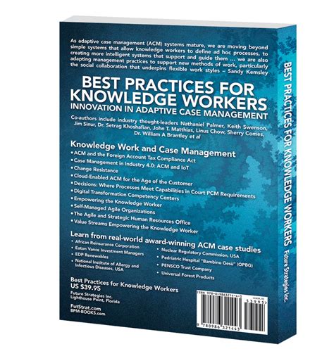 Knowledge management is the process of generating, storing, sharing, and managing information. Best Practices for Knowledge Workers (Print) - BPM Books