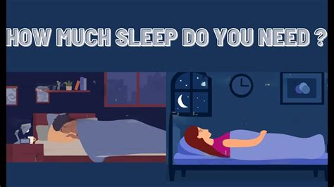 How Much Sleep Do You Need According To Your Age Youtube