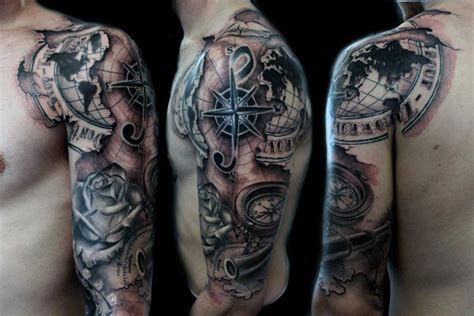 Unique Upper Half Sleeve Tattoo Designs 98 For Design