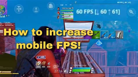 How To Get Consistent Fps On Fortnite Mobile Iphoneipad Youtube