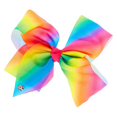 jojo siwa large rainbow signature hair bow claire s