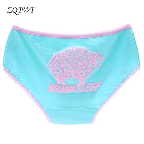 zqtwt new panties for women cotton cute sheep panties brand underwear women lingerie low waist
