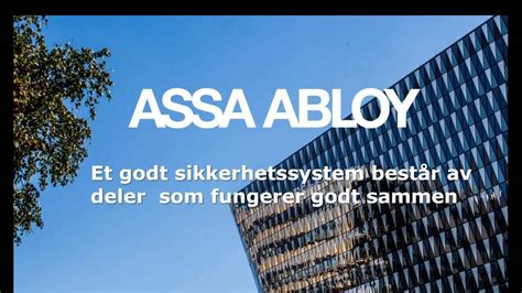 Leverandørkurs NL ARX Sikkerhetssystem ASSA ABLOY videoportal