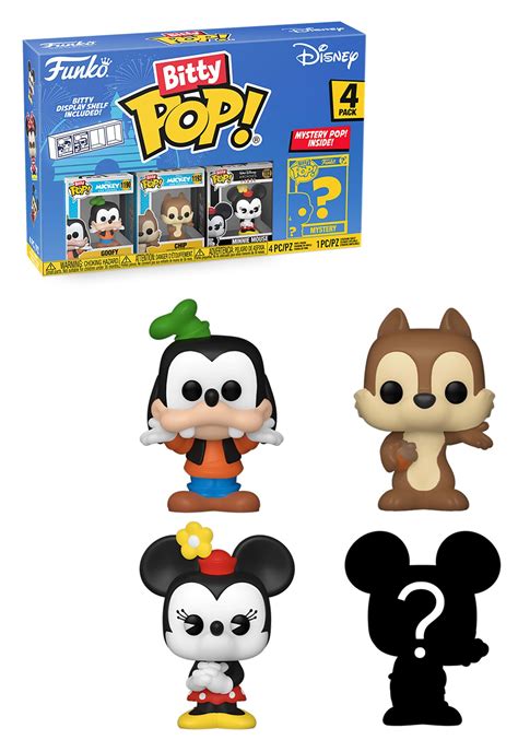 4 Pack Bitty Pop Disney Goofy Funko Bitty Pops