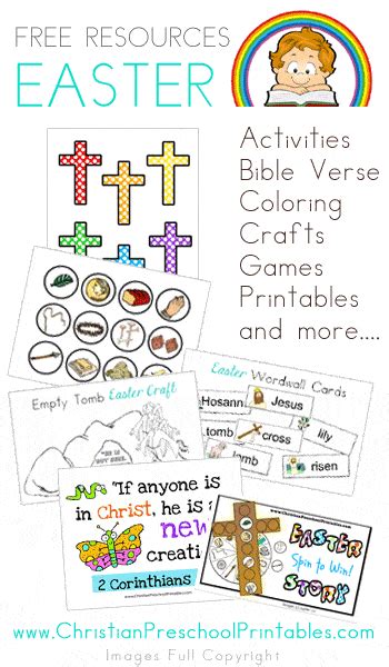 Easter Bible Printables The Crafty Classroom