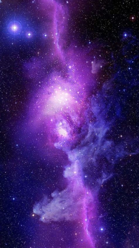 Purple Nights Space Iphone Wallpaper Purple Galaxy Wallpaper Iphone