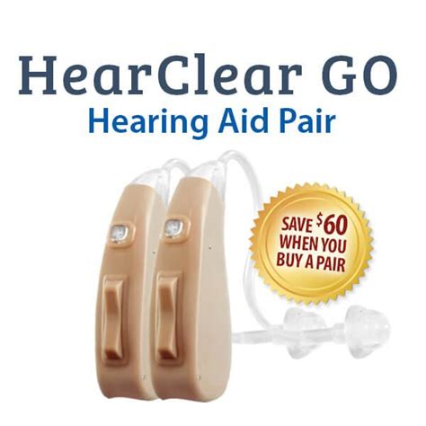 Hearclear Go Rechargeable Hearing Aid Advanced Affordable Hearing
