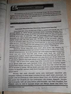 Contoh Kata Kronologis