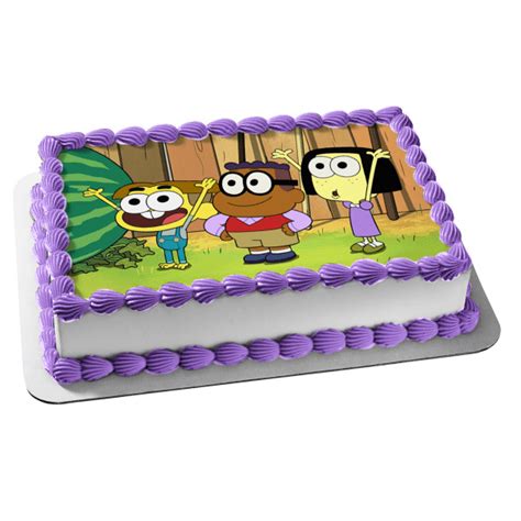 Big City Greens Cricket Tilly Remy Edible Cake Topper Image Abpid52111