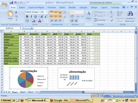 Tecnologia Administrativa Tabela Excel