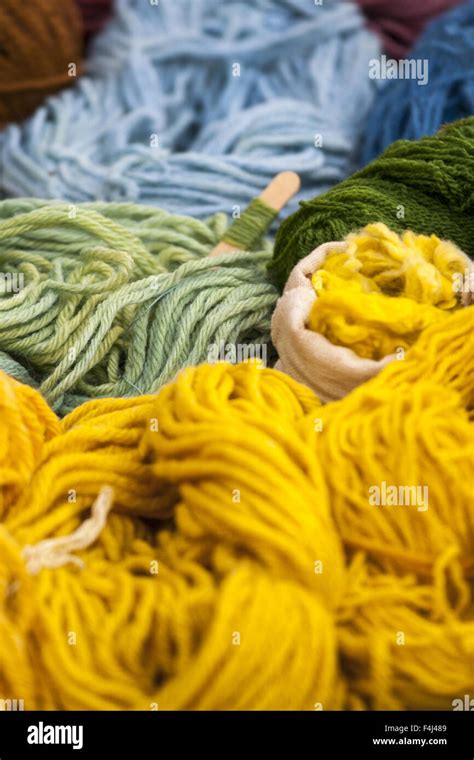 Set Of Colorful Wool Yarn Balls Closeup Photo Stock Photo Alamy