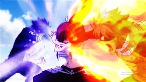 Fire And Ice Natsu End Vs Gray Devil Slayer Full Fight Fairy Tail