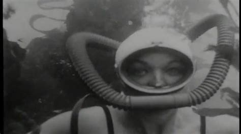june blair anne kimbell in the 1954 movie monster from the ocean floor scuba girl movie