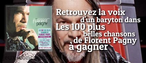 Jeux Concours Coffret les 100 plus belles chansons de Florent Pagny à