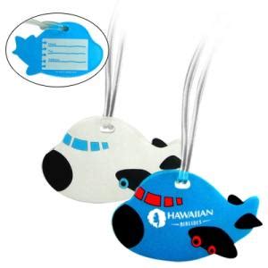 Get your little piece of history. Custom Imprinted Soft Airplane Shaped Luggage Tag
