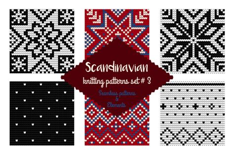 30 Scandinavian Knitting Patterns 3 By Snowstorms Box