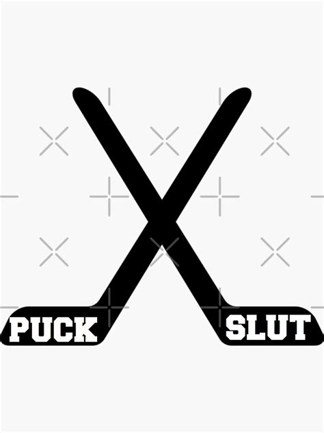 Puck Slut Sticker For Sale By Amandabrynn Redbubble