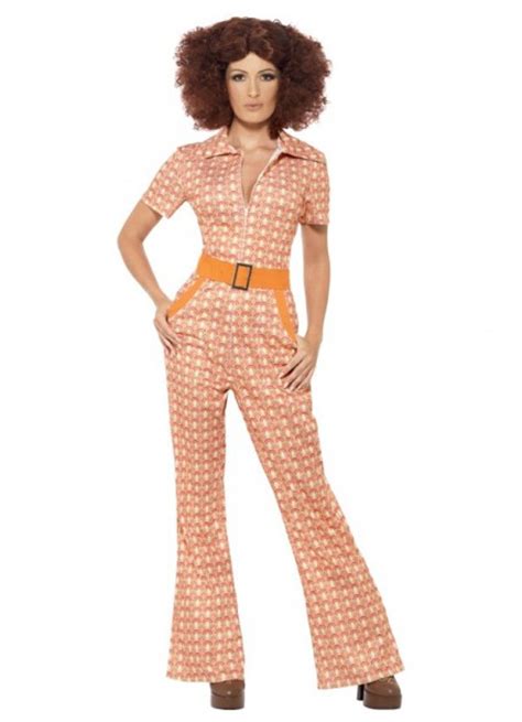 1970s Authentic Chick Jumpsuit Womens Costume 1970 S Womens Costumes Online