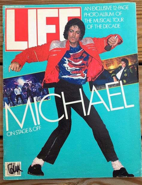 Michael Jackson 1984 Life Magazine Etsy Michael Jackson Magazine