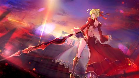 Saber Fategrandorder Hd Wallpaper From Fate Extra