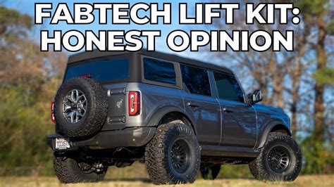 2021 Bronco With Fabtech Lift On 37s Youtube