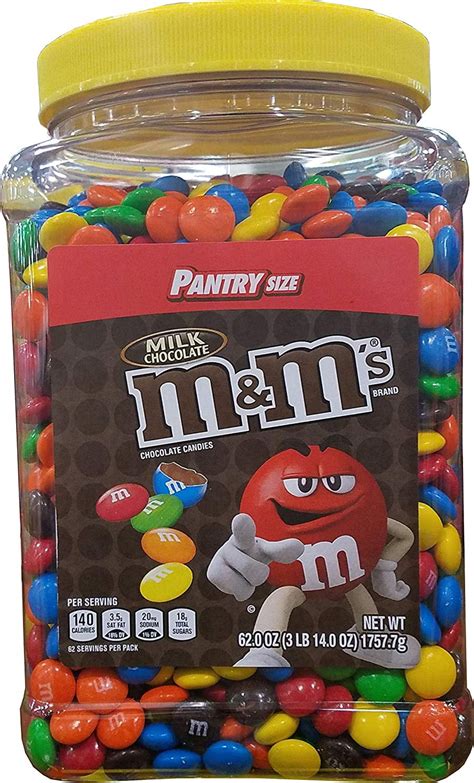 Mandms Milk Chocolate Candies Pantry Size 62 Ounce