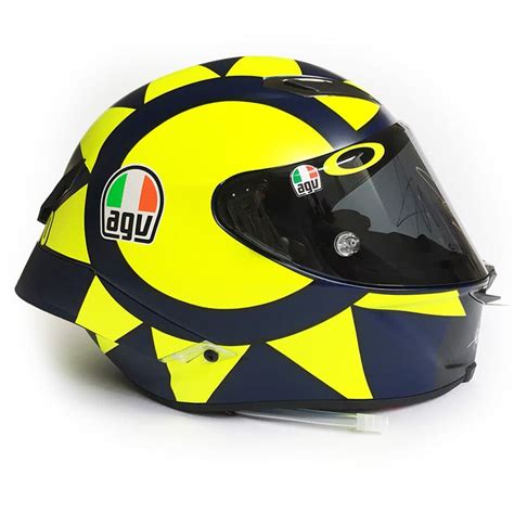 Valentino Rossi Signed 2018 Soleluna Gp R Helmet Elite Exclusives